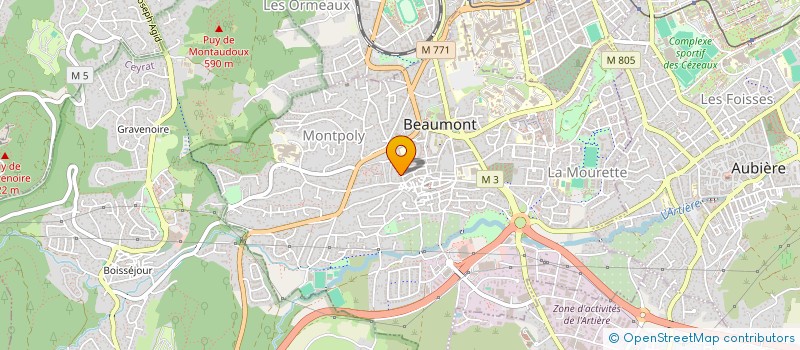 localisation de l'entreprise MADAME CAROLINE SAVEL  BEAUMONT