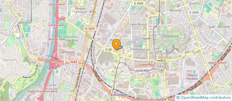 localisation de l'entreprise MADAME CAROLINE SAVET à GRENOBLE