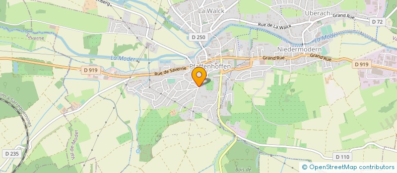 localisation de l'entreprise MADAME CAROLINE SCHERER  VAL-DE-MODER