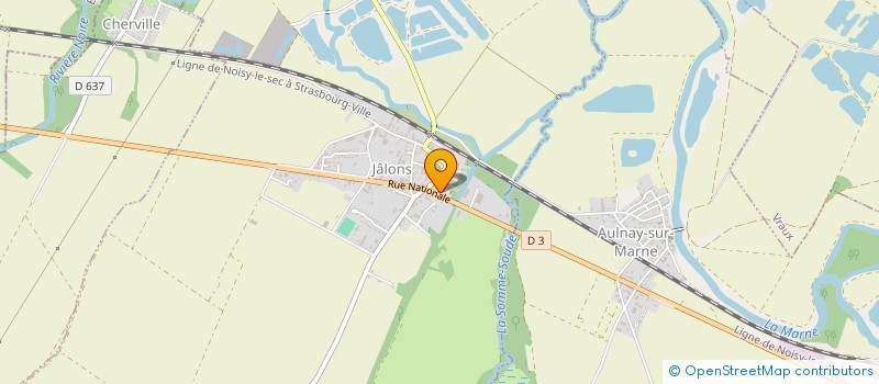 localisation de l'entreprise MADAME CAROLINE SCHERER  JALONS