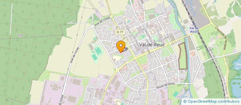 localisation de l'entreprise MADAME CAROLINE SCHICKELE  VAL-DE-REUIL