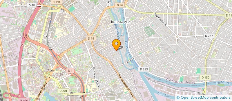 localisation de l'entreprise MADAME CAROLINE SCHNEPP  CRETEIL