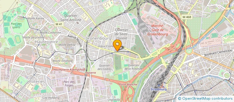 localisation de l'entreprise MADAME CAROLINE SCHOFFIT à STRASBOURG