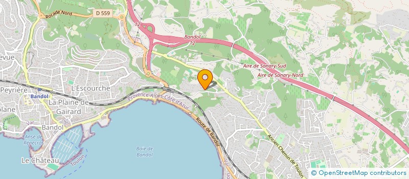 localisation de l'entreprise MADAME CAROLINE SCHORM  SANARY-SUR-MER