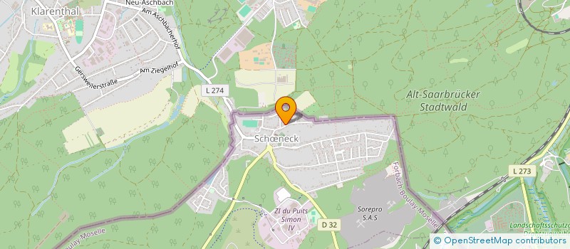 localisation de l'entreprise MADAME CAROLINE SCHULLER  SCHNECK