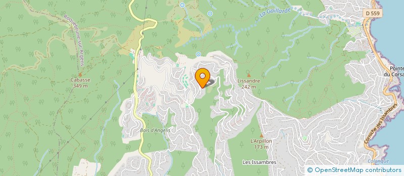 localisation de l'entreprise MADAME CAROLINE SCHUTZ  ROQUEBRUNE-SUR-ARGENS