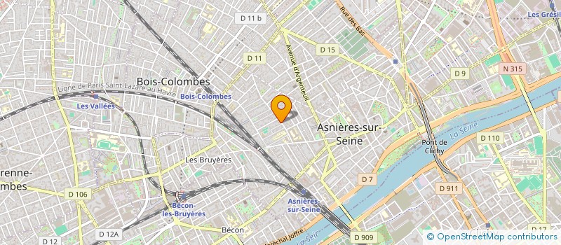 localisation de l'entreprise MADAME CAROLINE SCHWOB  ASNIERES-SUR-SEINE