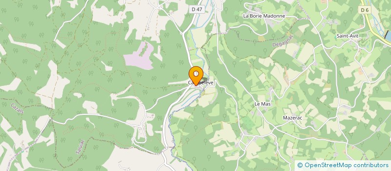 localisation de l'entreprise MADAME CAROLINE SCOTT  SALVIAC