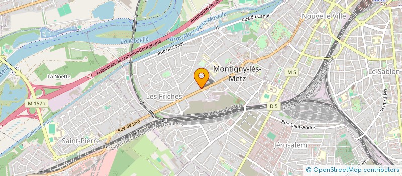 localisation de l'entreprise MADAME CAROLINE SCUTO  MONTIGNY-LES-METZ