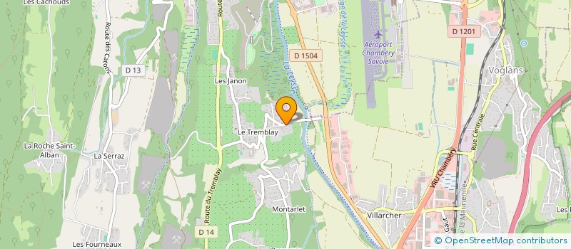 localisation de l'entreprise MADAME CAROLINE SECHAUD  LA MOTTE-SERVOLEX