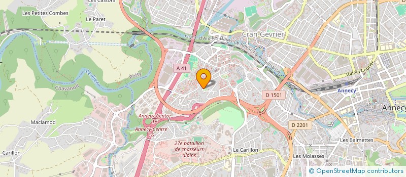 localisation de l'entreprise MADAME CAROLINE SERALTA à ANNECY