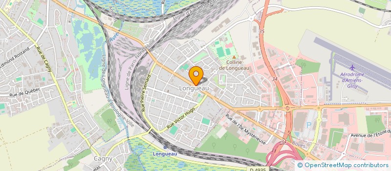 localisation de l'entreprise MADAME CAROLINE SEREDA  LONGUEAU