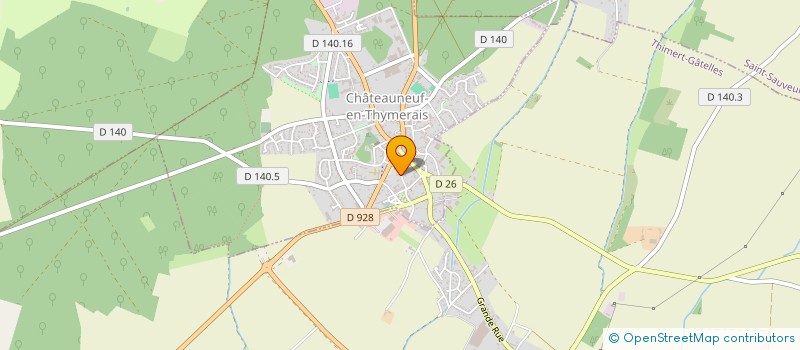 localisation de l'entreprise MADAME CAROLINE SERGENT à CHATEAUNEUF-EN-THYMERAIS