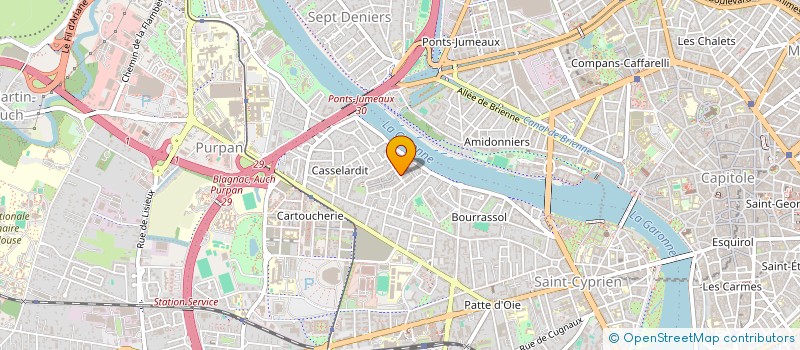 localisation de l'entreprise MADAME CAROLINE SERRA à TOULOUSE
