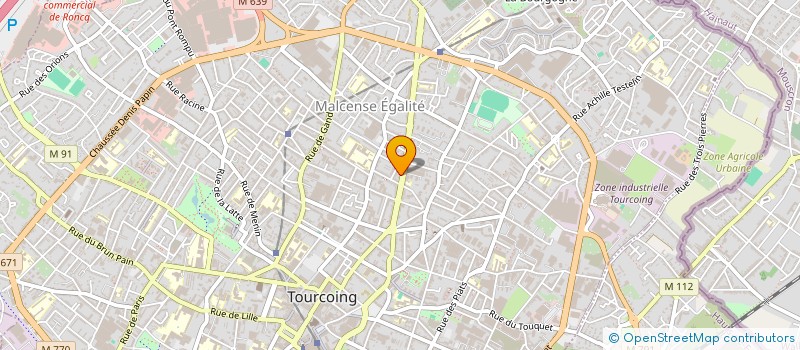 localisation de l'entreprise MADAME CAROLINE SERRANO à TOURCOING