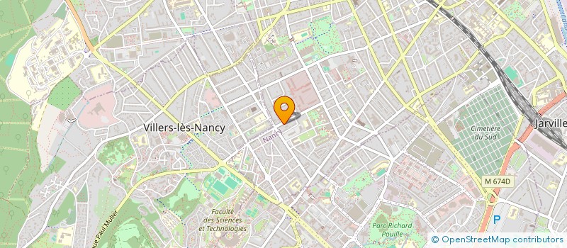 localisation de l'entreprise MADAME CAROLINE SESMAT  NANCY