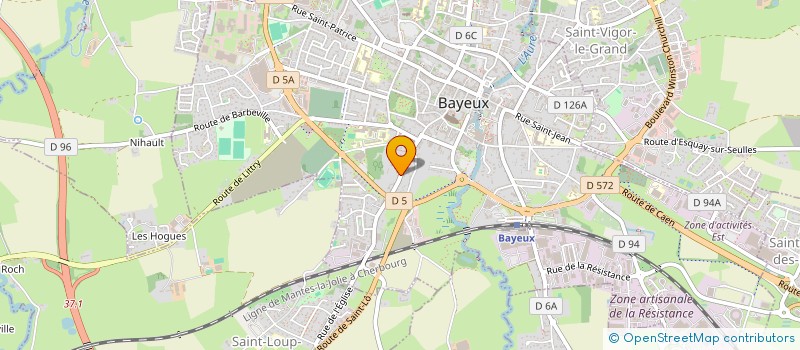 localisation de l'entreprise MADAME CAROLINE SIETTE  BAYEUX