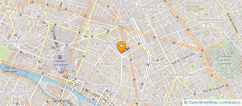 localisation de l'entreprise MADAME CAROLINE SILLAM  PARIS