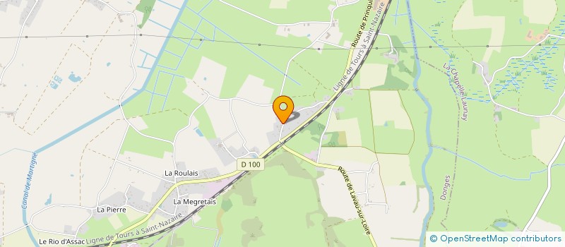 localisation de l'entreprise MADAME CAROLINE SILVA AMORIM  DONGES