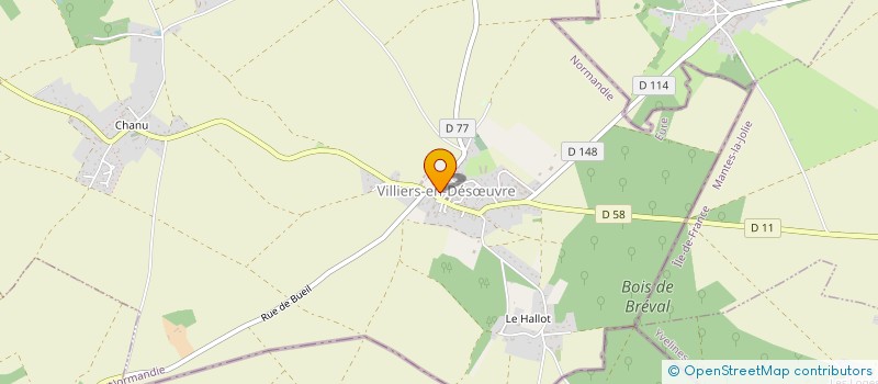 localisation de l'entreprise MADAME CAROLINE SIMON  VILLIERS-EN-DESUVRE