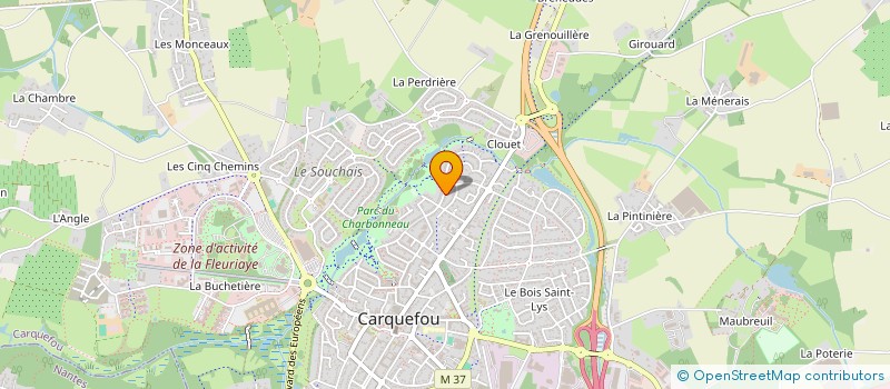 localisation de l'entreprise MADAME CAROLINE SIMON à CARQUEFOU