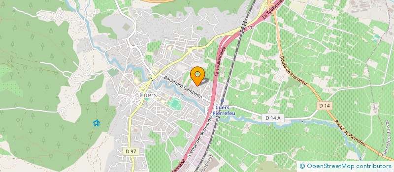 localisation de l'entreprise MADAME CAROLINE SIMON  CUERS