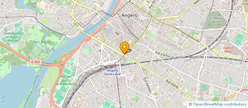 localisation de l'entreprise MADAME CAROLINE SINIGAGLIA à ANGERS