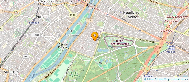 localisation de l'entreprise MADAME CAROLINE SIX à NEUILLY-SUR-SEINE