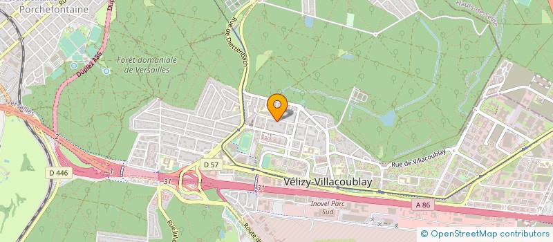 localisation de l'entreprise MADAME CAROLINE SLADEK à VELIZY-VILLACOUBLAY