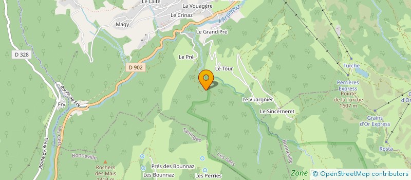 localisation de l'entreprise MADAME CAROLINE SMITH  LES GETS