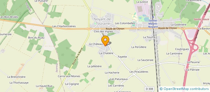 localisation de l'entreprise MADAME CAROLINE SNAPS  NOYANT-DE-TOURAINE