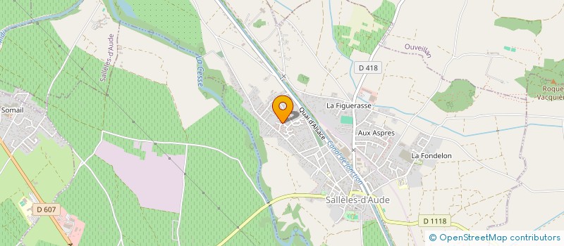 localisation de l'entreprise MADAME CAROLINE SOARES  SALLELES D'AUDE