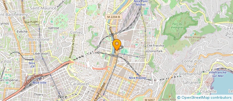 localisation de l'entreprise MADAME CAROLINE SOCCAL  NICE