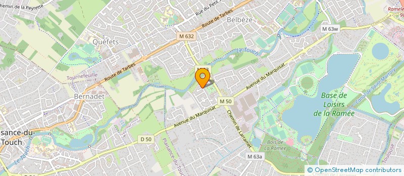 localisation de l'entreprise MADAME CAROLINE SOMMER  TOURNEFEUILLE