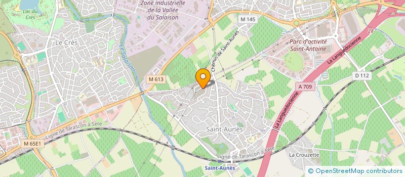 localisation de l'entreprise MADAME CAROLINE SOPHIE DONATI  SAINT-AUNES