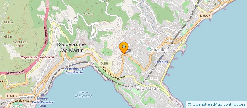 localisation de l'entreprise MADAME CAROLINE SOPHIE LEGENDRE à ROQUEBRUNE-CAP-MARTIN