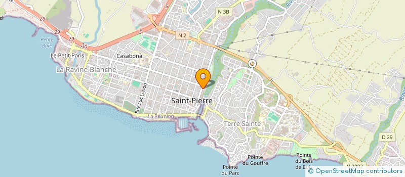 localisation de l'entreprise MADAME CAROLINE SORGNARD  SAINT-PIERRE