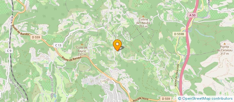 localisation de l'entreprise MADAME CAROLINE SOSSO  BANDOL