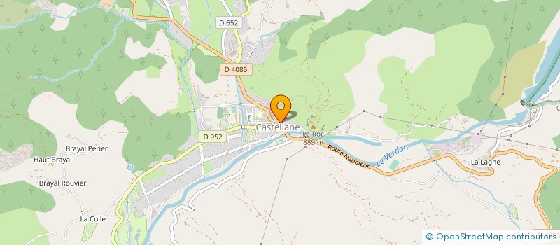 localisation de l'entreprise MADAME CAROLINE SOUALLE  CASTELLANE