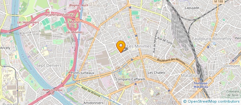 localisation de l'entreprise MADAME CAROLINE SOUBEYRAND à TOULOUSE