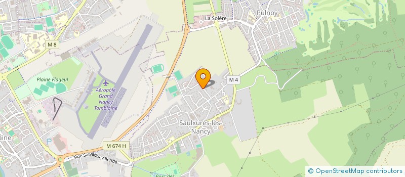 localisation de l'entreprise MADAME CAROLINE SOUDADE  SAULXURES-LES-NANCY