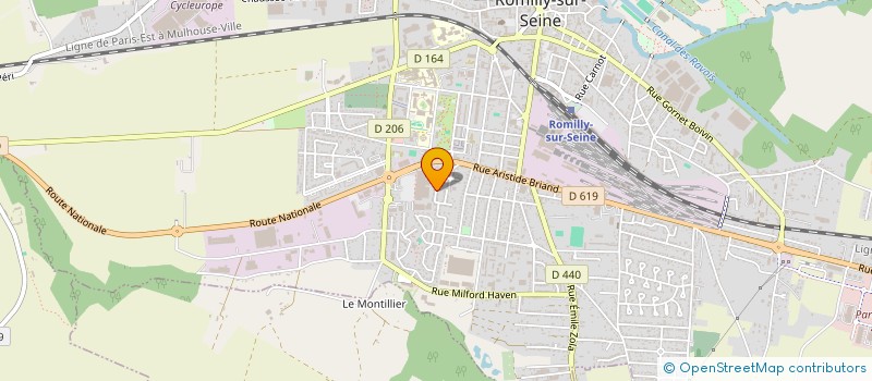 localisation de l'entreprise MADAME CAROLINE SOUMPHOLPHAKDY à ROMILLY-SUR-SEINE