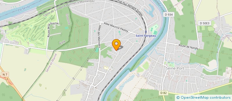 localisation de l'entreprise MADAME CAROLINE SOURMAIS  SAINT-FARGEAU-PONTHIERRY