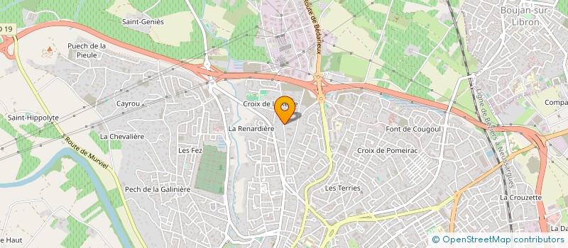 localisation de l'entreprise MADAME CAROLINE SOUTADE  BEZIERS