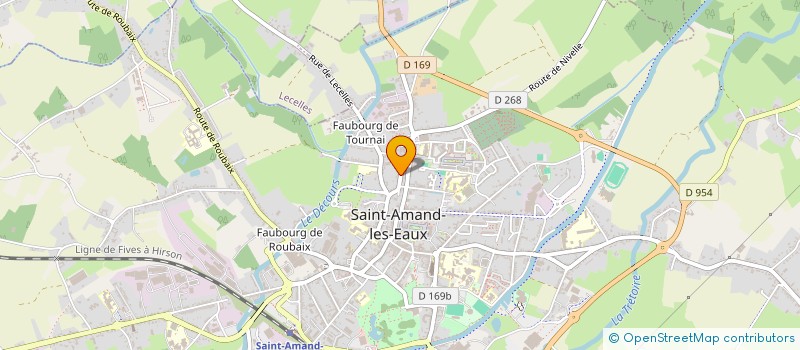 localisation de l'entreprise MADAME CAROLINE SOYEZ à SAINT-AMAND-LES-EAUX