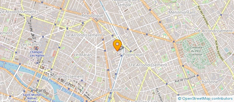 localisation de l'entreprise MADAME CAROLINE SOYEZ PETITHOMME  PARIS