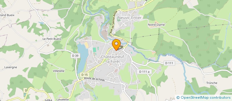 localisation de l'entreprise MADAME CAROLINE STAMM à CHATEAUNEUF-LA-FORET