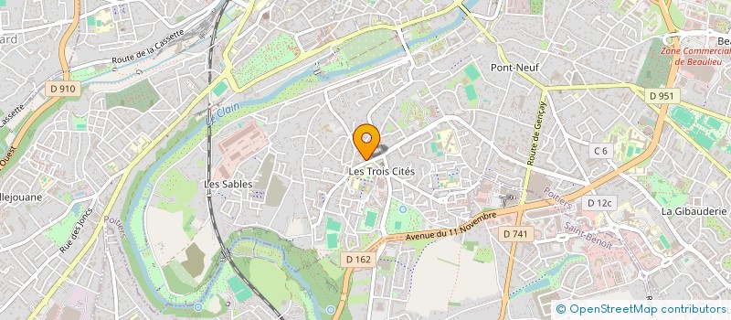 localisation de l'entreprise MADAME CAROLINE STEWART  POITIERS