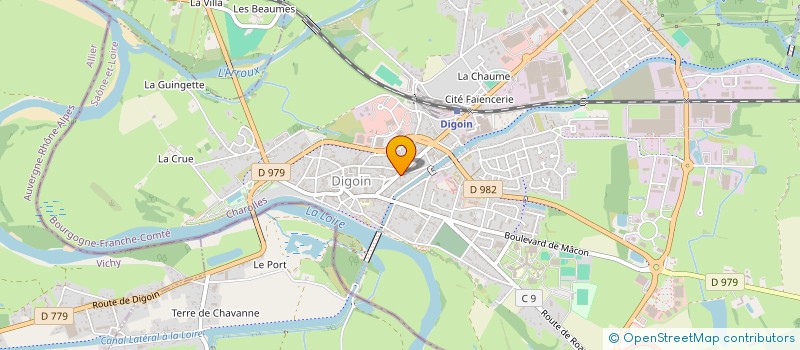 localisation de l'entreprise MADAME CAROLINE STORDEUR à DIGOIN