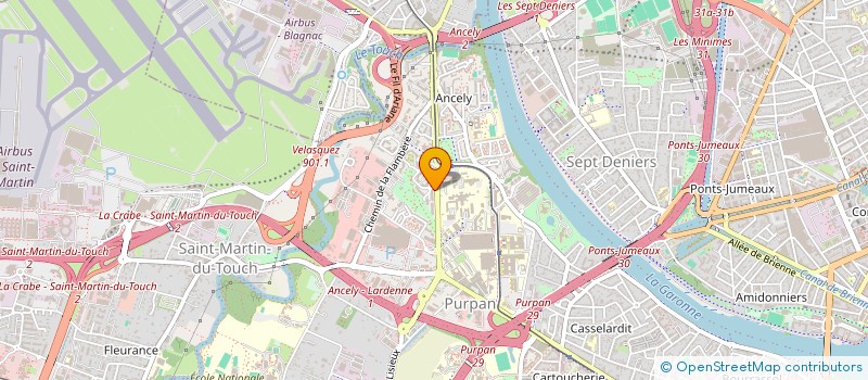 localisation de l'entreprise MADAME CAROLINE STRUYE  TOULOUSE